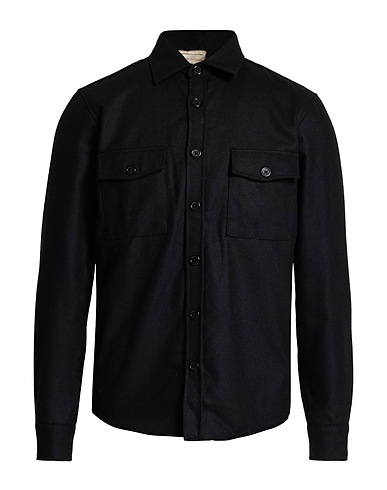 MESSAGERIE Solid colour shirt PATRIZIO PISCAGLIA 65% Wool, 35% Polyester