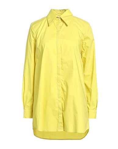 MILLENOVECENTOSETTANTOTTO Solid colour shirts & blouses Lime green 100% Cotton