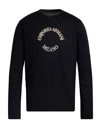 EMPORIO ARMANI T-shirt Black 100% Cotton