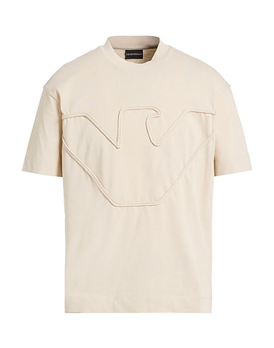 EMPORIO ARMANI T-shirt Beige 100% Cotton