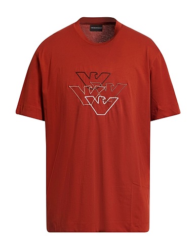 EMPORIO ARMANI T-Shirt Lederfarben 100% Baumwolle