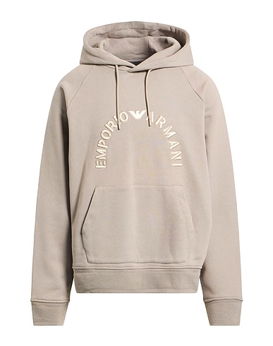 EMPORIO ARMANI Hooded sweatshirt Grey 100% Cotton