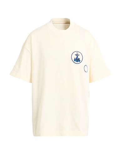 EMPORIO ARMANI T-Shirt Cremeweiß 100% Organische Baumwolle