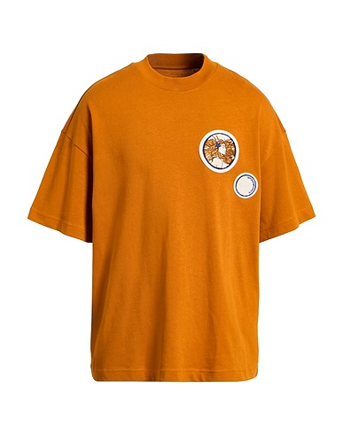 EMPORIO ARMANI T-shirt Giallo ocra 100% Cotone organico