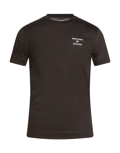 EMPORIO ARMANI Basic T-Shirt Black 100% Cotton