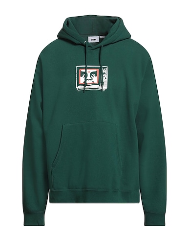 OBEY Sweat-shirt Vert foncé 58% Coton, 42% Polyester