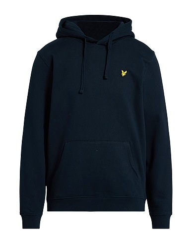 LYLE & SCOTT Hooded track jacket  Midnight blue 100% Cotton
