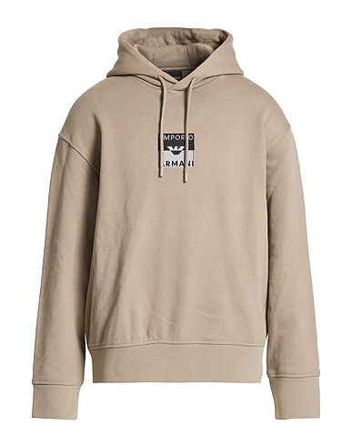 EMPORIO ARMANI Sweat-shirt à capuche 100% Coton, Élasthanne