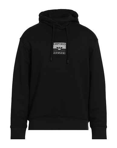 EMPORIO ARMANI Sweat-shirt à capuche 100% Coton, Élasthanne