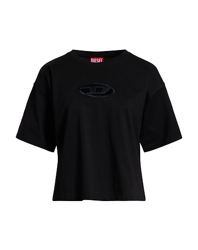 DIESEL T-shirt Nero 100% Cotone