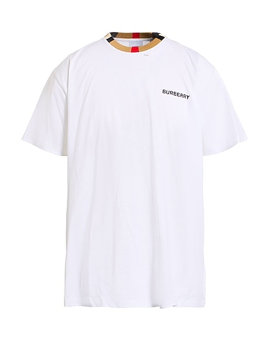 BURBERRY T-Shirt Weiß 100% Baumwolle
