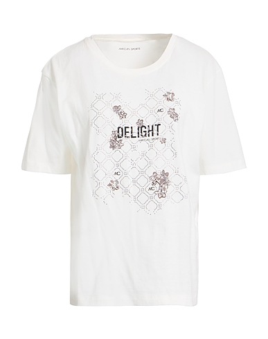 MARC CAIN SPORTS T-shirt White 100% Cotton