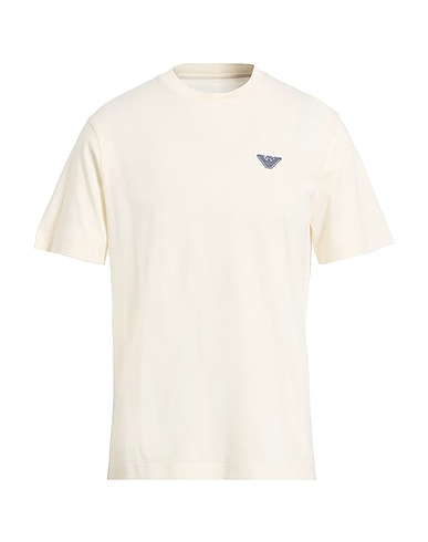 EMPORIO ARMANI T-shirt Ivory 100% Organic cotton