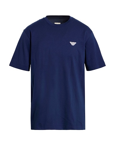 EMPORIO ARMANI Ｔシャツ ネイビー オーガニックコットン 100%