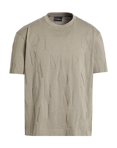EMPORIO ARMANI Camiseta Caqui 100% Algodón