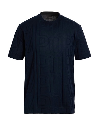 EMPORIO ARMANI T-shirt Navy 100% Cotton
