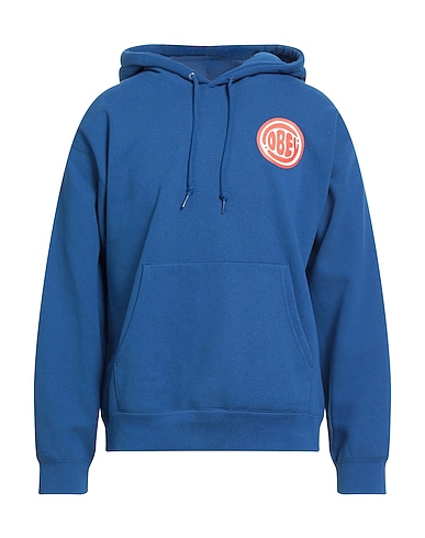 OBEY Hooded track jacket Blue 58% Cotton, 42% Polyester
