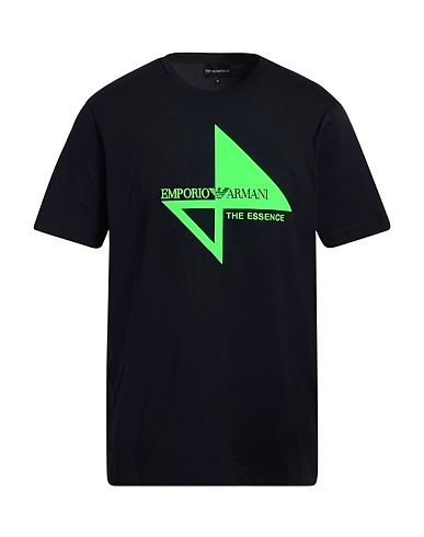 EMPORIO ARMANI T-shirt Nero 100% Cotone