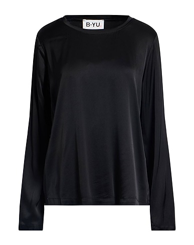 B.YU Top Schwarz 97% Viskose, 3% Elastan