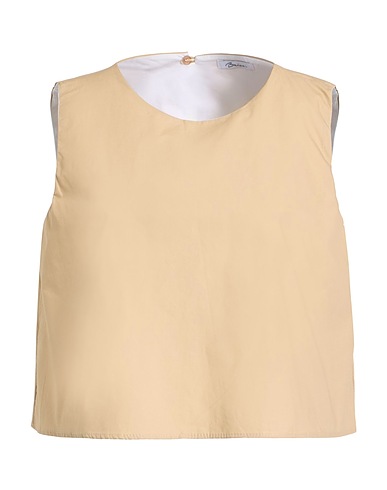 BRIZZI Top Beige 100% Cotone
