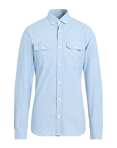 BORSA GARAGE Chemise de couleur unie 100% Coton