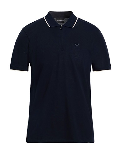 EMPORIO ARMANI Poloshirt Nachtblau 100% Baumwolle