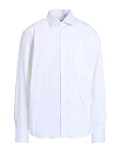 GHIRARDELLI Solid color shirt White 97% Cotton, 3% Elastane