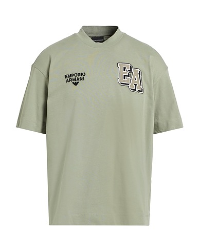 EMPORIO ARMANI Camiseta Verde salvia 100% Algodón