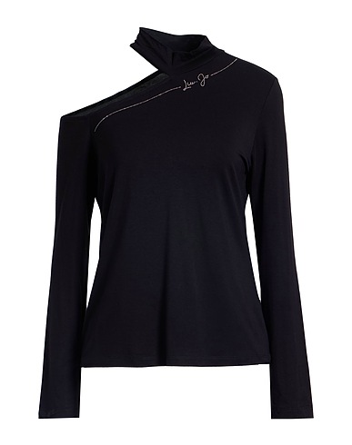 LIU •JO T-Shirt BETTER Schwarz 95% Viskose, 5% Elastan
