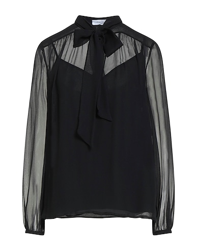 BARBA Napoli Silk top Black 100% Silk