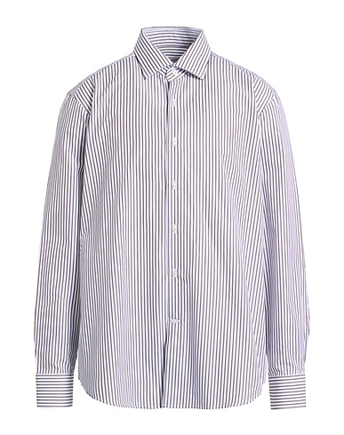 GHIRARDELLI Striped shirt Dark brown 100% Cotton