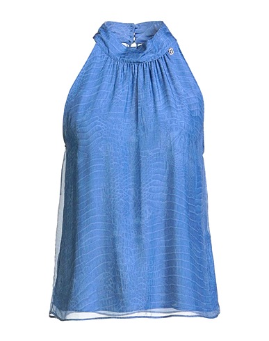 LIU •JO Top Slate blue 70% Viscose, 30% Silk