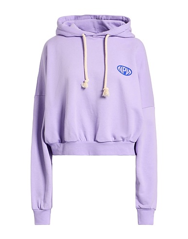 NO PASA NADA Hooded track jacket  Lilac 100% Cotton