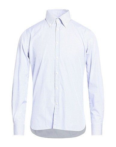 GUY ROVER Checked shirt Blue 100% Cotton