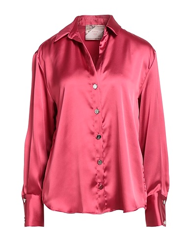 LIU •JO Camicie e bluse tinta unita Magenta 80% Poliestere, 20% Elastomultiestere