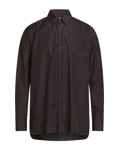 BAGUTTA Solid colour shirt Black 100% Cotton