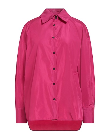 LIVIANA CONTI Solid colour shirts & blouses Magenta 100% Polyester