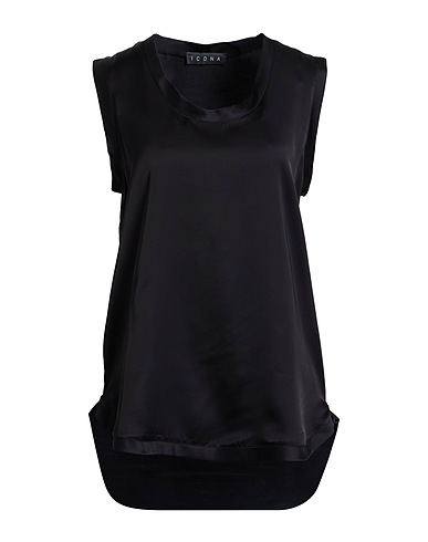 ICONA by KAOS Top Black 100% Viscose