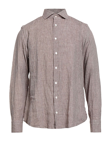 BASTONCINO Patterned shirt 100% Linen
