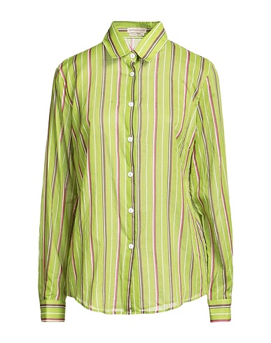 CAMICETTASNOB Striped shirt Green 100% Cotton