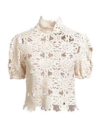 LIU •JO Top Ivory 100% Cotton
