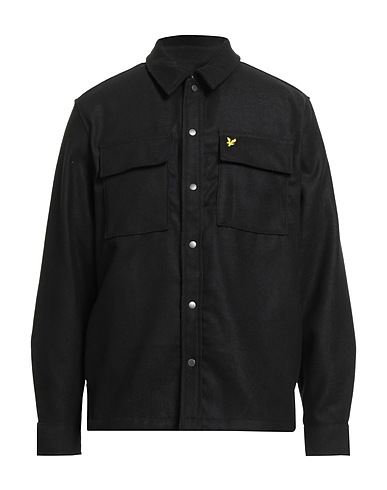 LYLE & SCOTT Solid color shirt Black 100% Polyester
