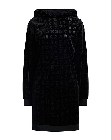 ARMANI EXCHANGE Short dress Black 95% Polyester, 5% Elastane
