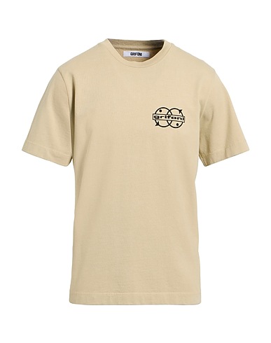 GRIFONI T-shirt Χρώμα της άμμου 100% Βαμβάκι