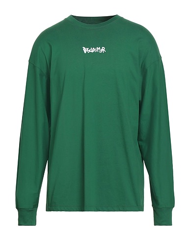 DISCLAIMER T-shirt Green 100% Cotton