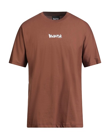 DISCLAIMER T-shirt Brown 100% Cotton