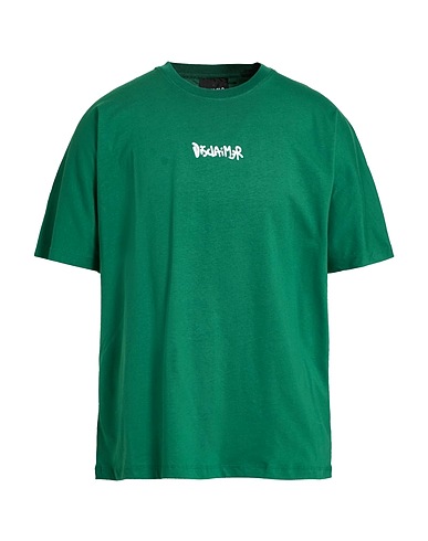 DISCLAIMER T-shirt Green 100% Cotton