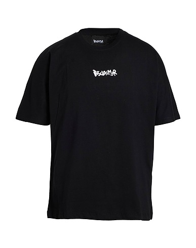 DISCLAIMER T-shirt Black 100% Cotton