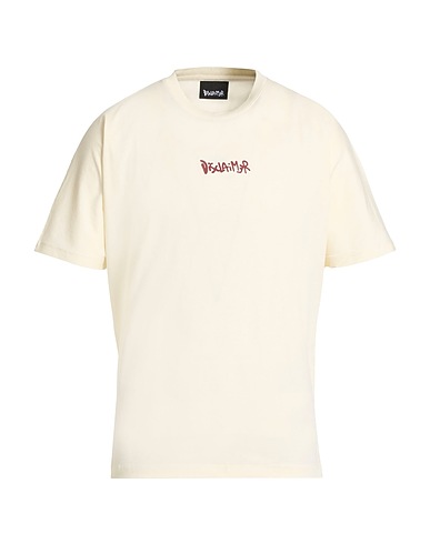 DISCLAIMER T-Shirt Cremeweiß 100% Baumwolle