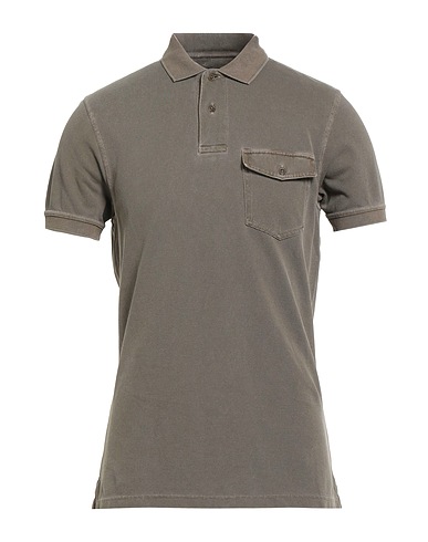 BARBOUR Polo shirt Khaki 100% Cotton
